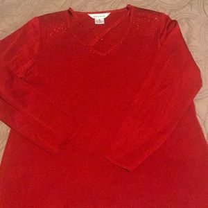 STUNNING Red Misook Pant suit